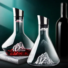Iceberg Crystal | Handmade Lead-Free Wine Decanter 1500ml 2