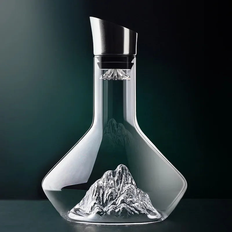 Iceberg Crystal | Handmade Lead-Free Wine Decanter 1500ml 4