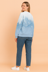 Ilona | Sweater with a winter snowflake motif 1