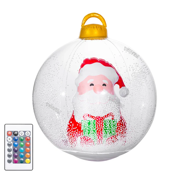 Inflatable Outdoor Christmas Ball With Lights (LED) 1
