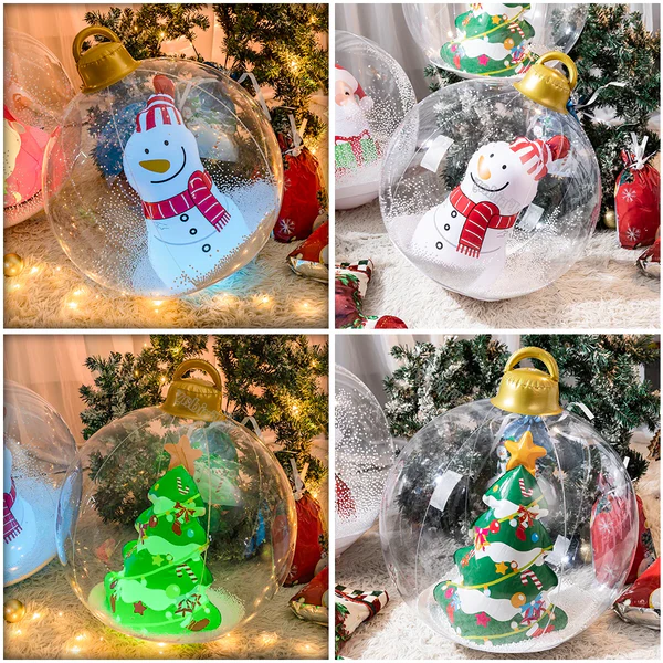 Inflatable Outdoor Christmas Ball With Lights (LED) 4