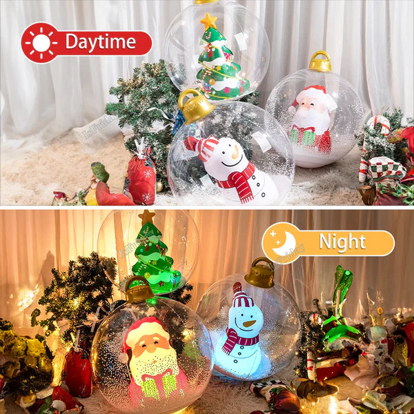 Inflatable Outdoor Christmas Ball With Lights (LED) 5