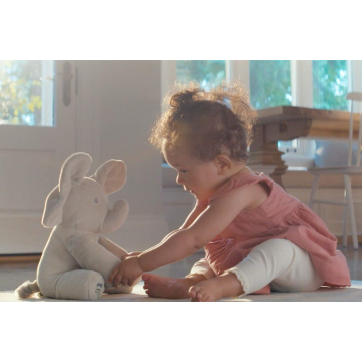 Interactive Plush Elephant – Soft Stuffed Animal with Music and Motion for Children 2