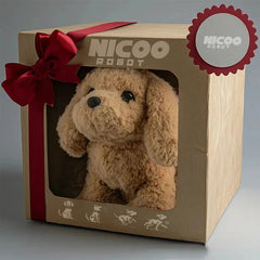 Interactive Robotic Puppy Toy with Barking and Walking Features – Realistic AI Pet Dog for Kids 0