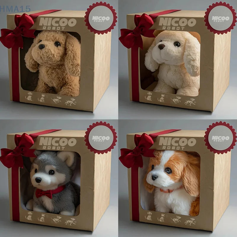 Interactive Robotic Puppy Toy with Barking and Walking Features – Realistic AI Pet Dog for Kids 1