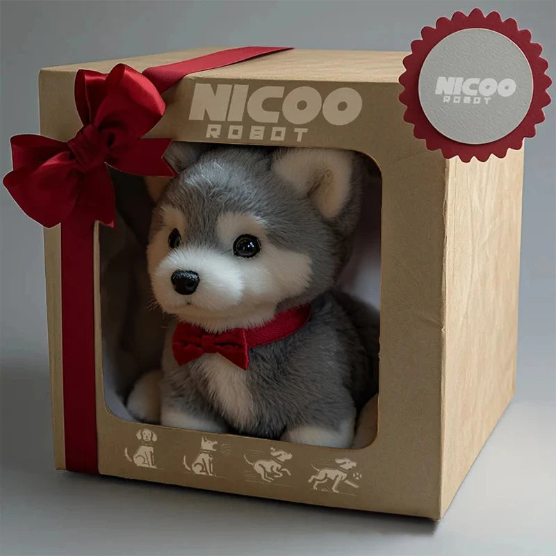Interactive Robotic Puppy Toy with Barking and Walking Features – Realistic AI Pet Dog for Kids 7