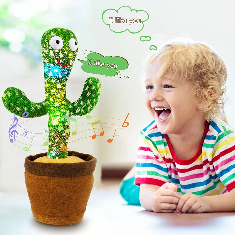 Interactive Talking Cactus Plush Toy for Kids – Dancing Soft Plush Toy for Home Decor and Gifts 2