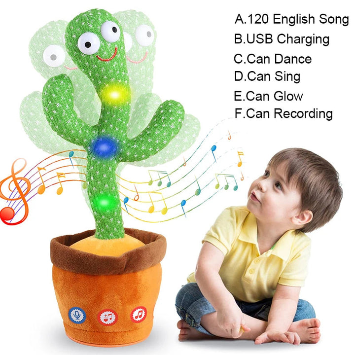 Interactive Talking Cactus Plush Toy for Kids – Dancing Soft Plush Toy for Home Decor and Gifts 5