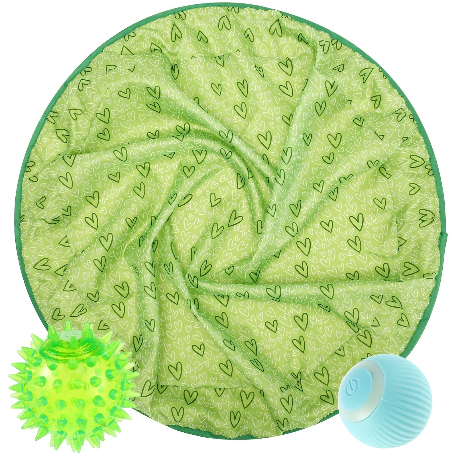 Interactive cat chasing toy with smart ball 4