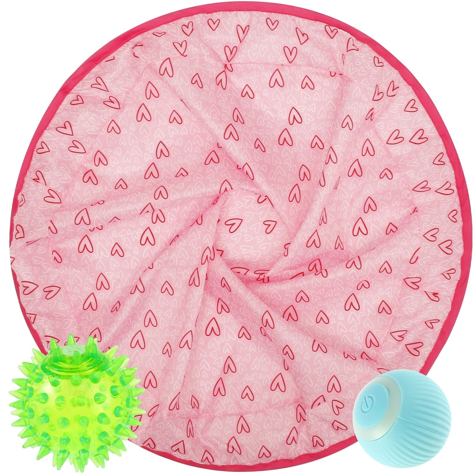 Interactive cat chasing toy with smart ball 5