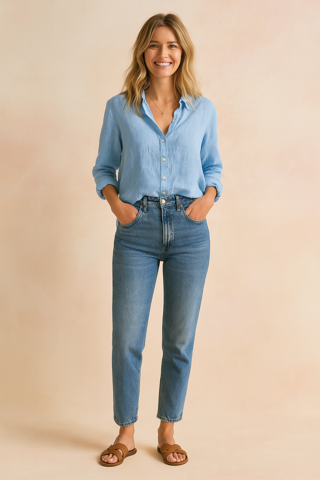 JENNIFER | Classic shirt blouse with a casual style 6