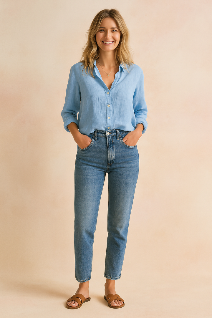 JENNIFER | Classic shirt blouse with a casual style 6