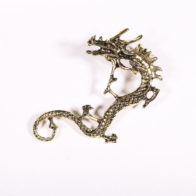 Dragon Earrings – Silver Color, Elegant Design