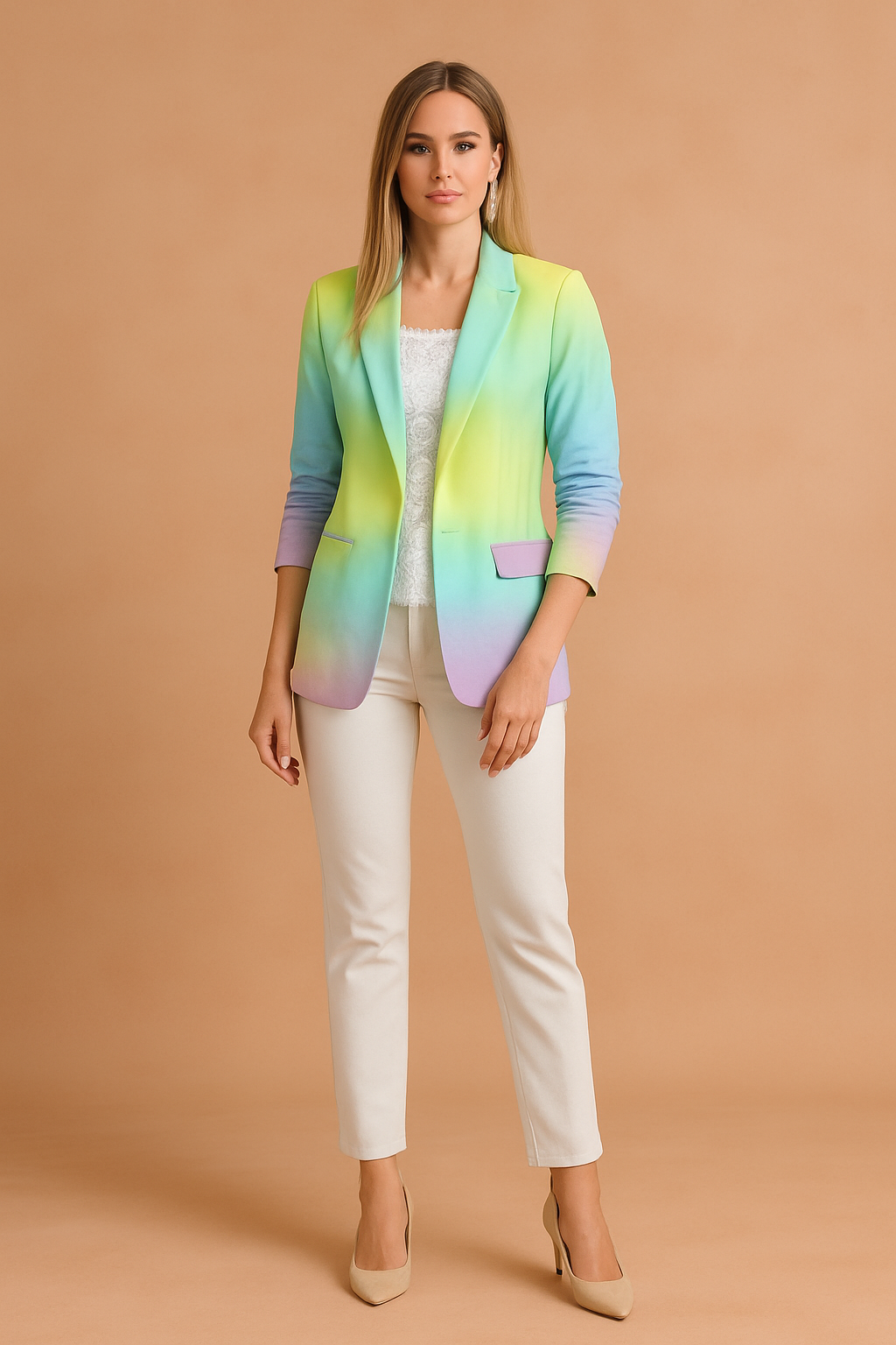 Jovie | Elegant Womens Jacket with Shawl Collar 3