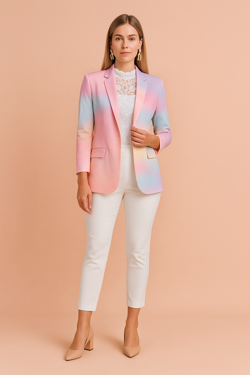 Jovie | Elegant Womens Jacket with Shawl Collar 6