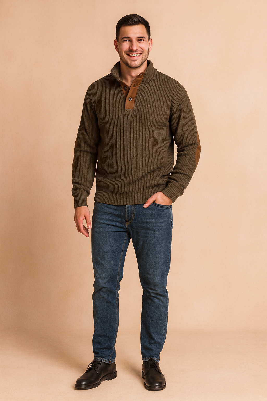 Kajetan | Retro Buttoned Sweater 2