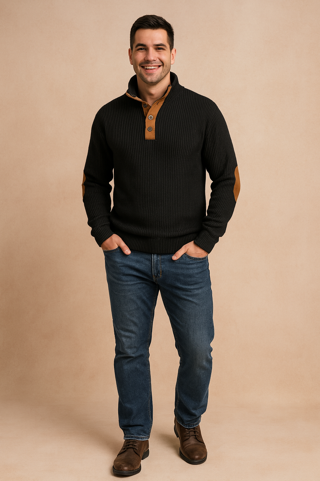 Kajetan | Retro Buttoned Sweater 4