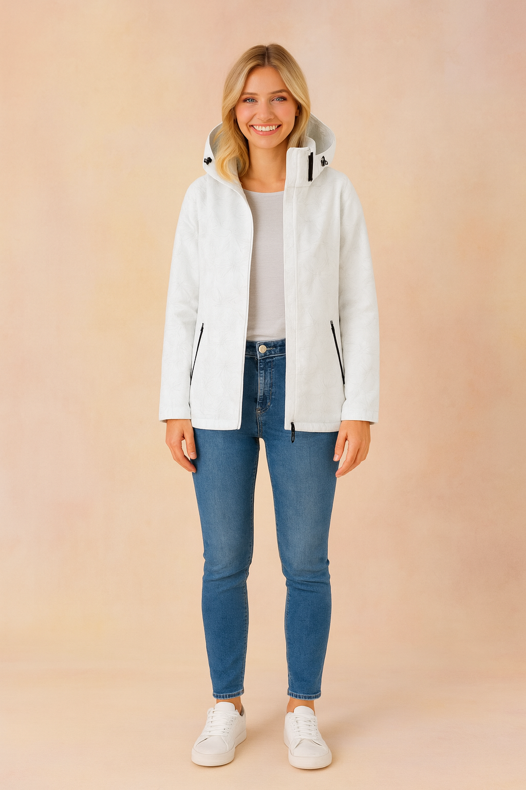 Karina | Winter Jacket with Hood and Fashionable Pattern 3
