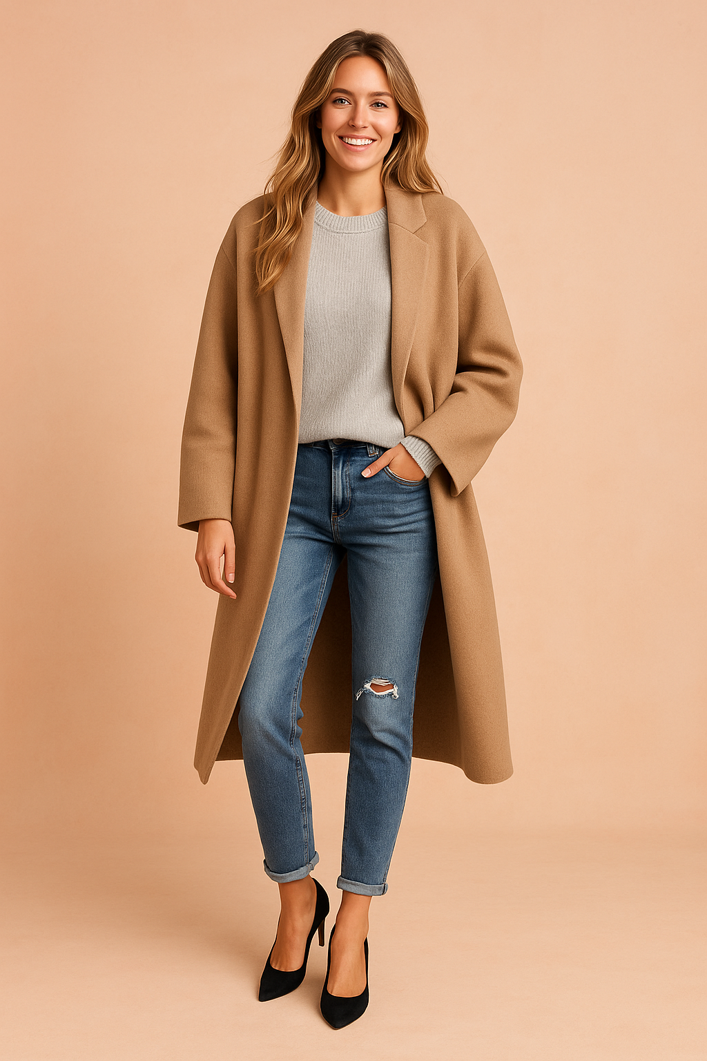 Karolina | Oversize long jacket 2