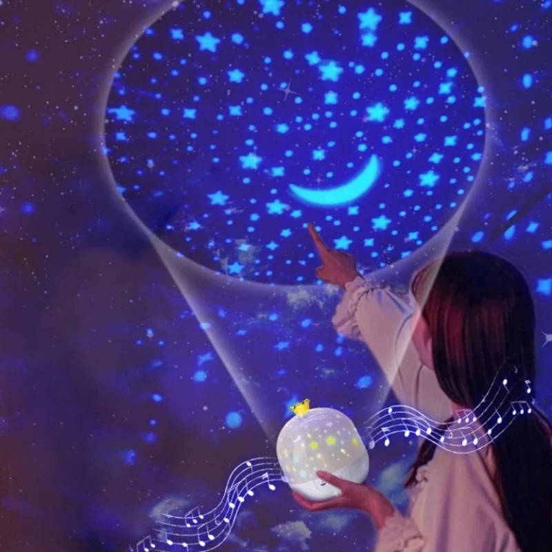 Kids Projector Night Light with Remote Control – 6 Magical Scenes, 5 Color Options, Rotating Light for Soothing Bedtime Experience 1