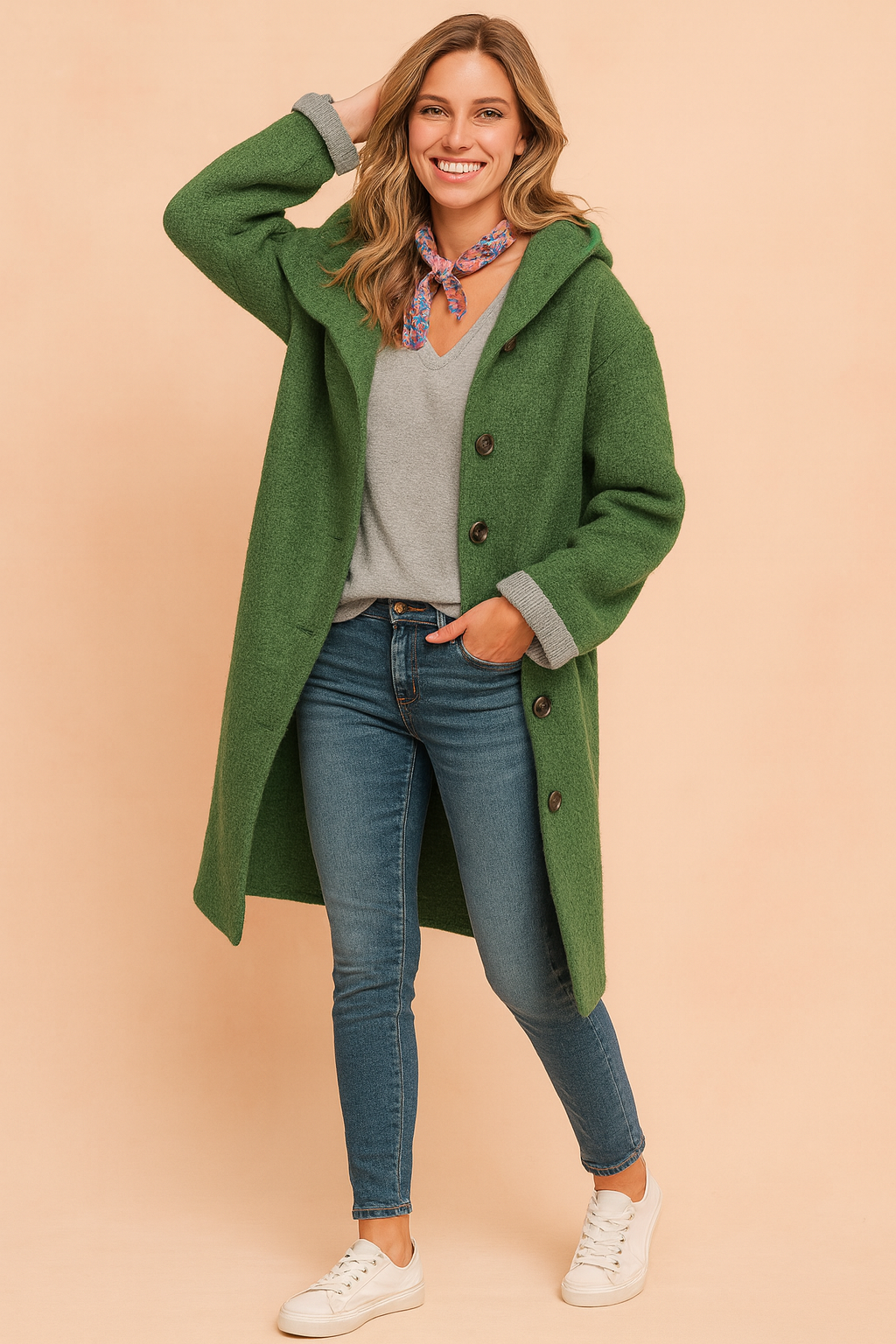 Klara | Stylish coat with a collar 0