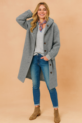 Klara | Stylish coat with a collar 3