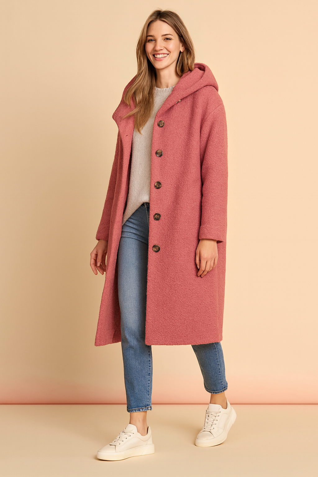 Klara | Stylish coat with a collar 4