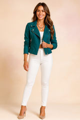 Klaudia | Short biker-style jacket 2