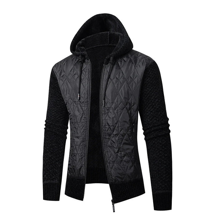 Konstantin | Kapuzenjacke mit Wattierung und Teddyfutter 0