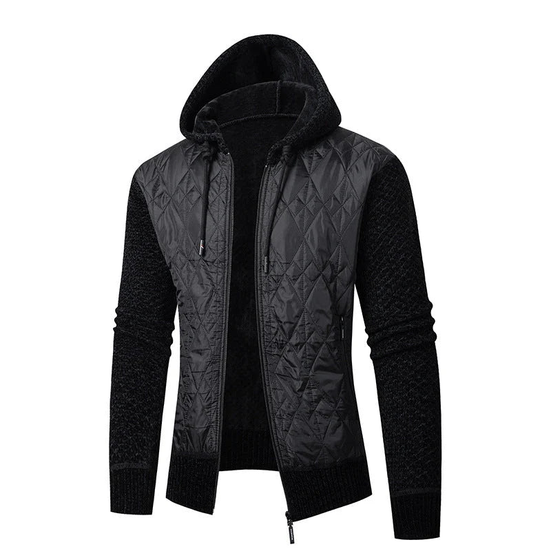Konstantin | Kapuzenjacke mit Wattierung und Teddyfutter 3