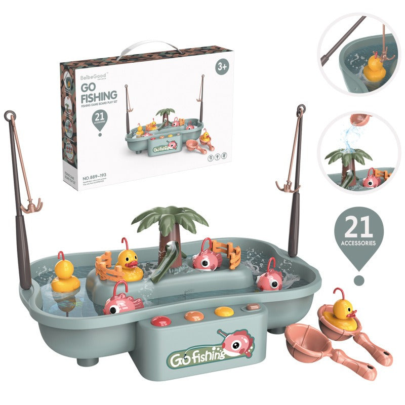 Interactive Water Fishing Game for Kids – Duck Catching Activity to Enhance Motor Skills and Creativity
