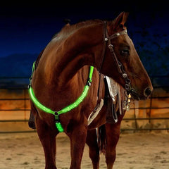 LED chest collar horse 0