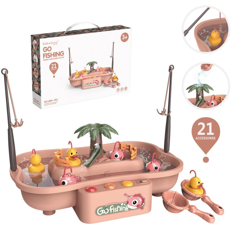 Interactive Water Fishing Game for Kids – Duck Catching Activity to Enhance Motor Skills and Creativity