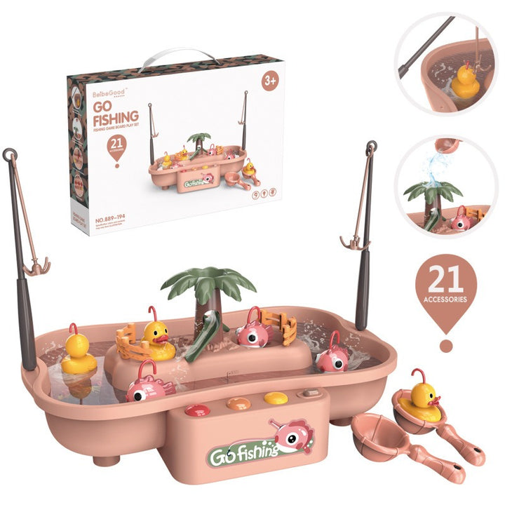 Interactive Water Fishing Game for Kids – Duck Catching Activity to Enhance Motor Skills and Creativity