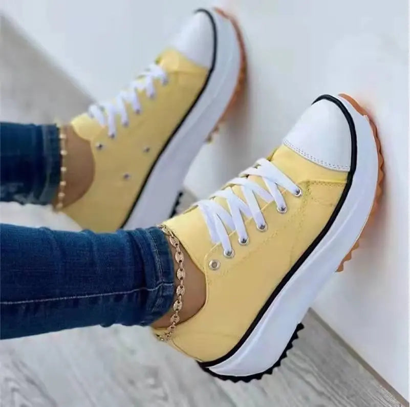 Lace-Up Casual Sneakers for Women – Stylish & Comfortable 3
