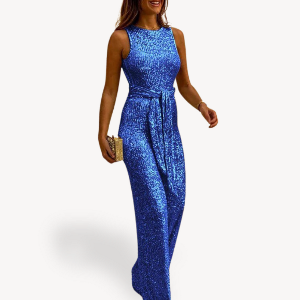 Ladies' Evening Sequin Jumpsuit | Maxi | New Year's 1