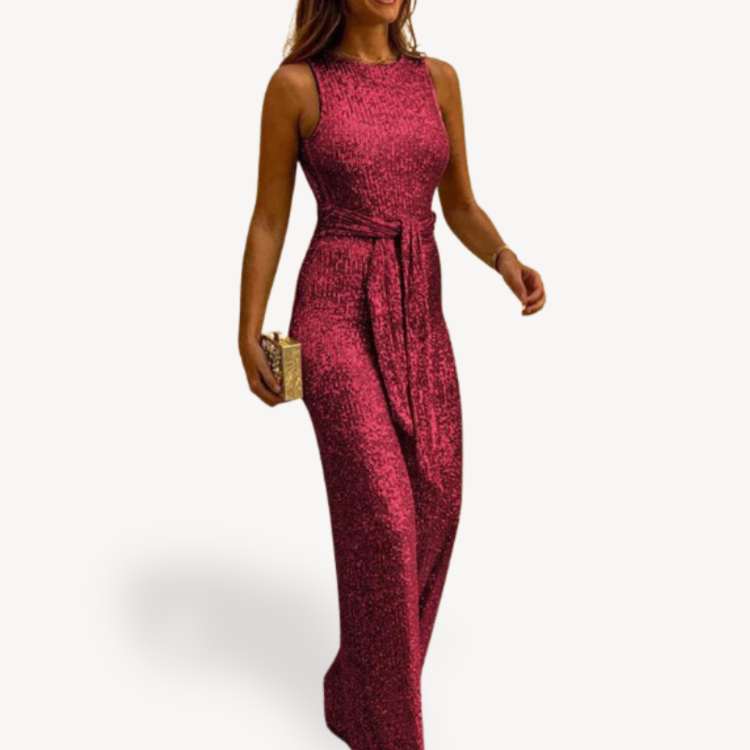 Ladies' Evening Sequin Jumpsuit | Maxi | New Year's 4