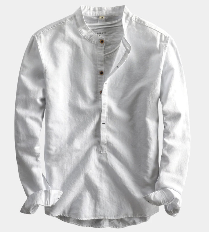 Langarm Hemd Herren | Henley & Vielseitig 1