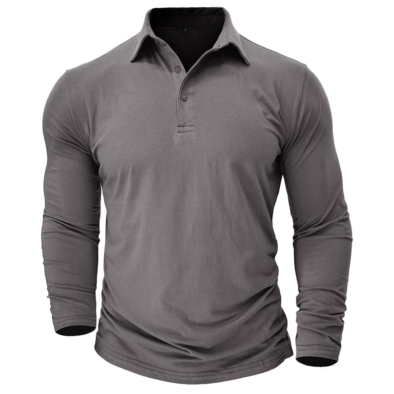 Langarm Poloshirt Herren | Figurbetonte Passform 0