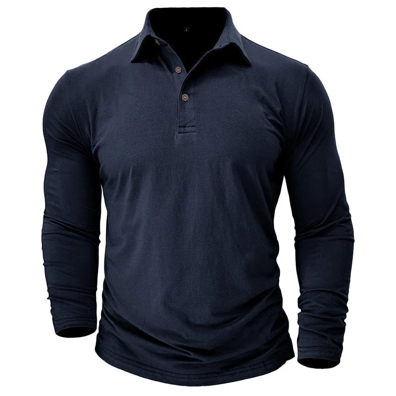 Langarm Poloshirt Herren | Figurbetonte Passform 1