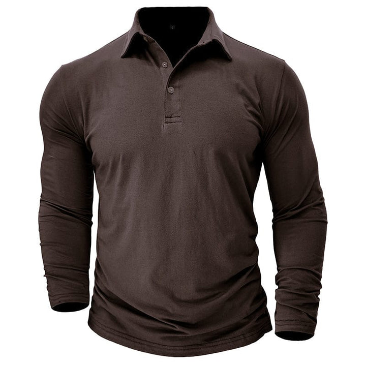 Langarm Poloshirt Herren | Figurbetonte Passform 5