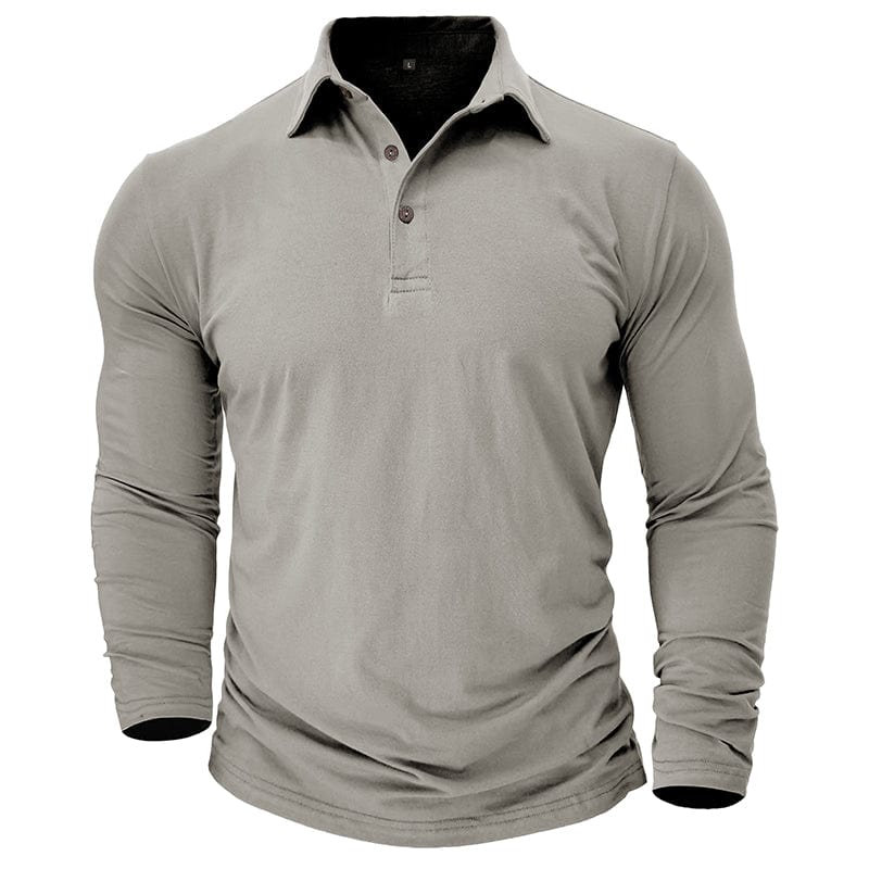 Langarm Poloshirt Herren | Figurbetonte Passform 6