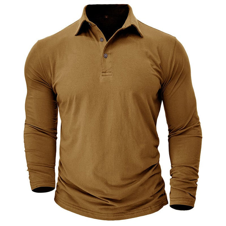 Langarm Poloshirt Herren | Figurbetonte Passform 8