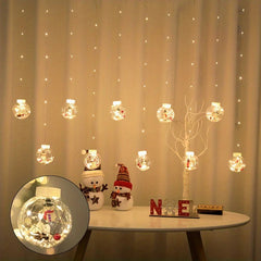 LanternLuxe | Warm LED Curtain Lights for Christmas Home Decor 2