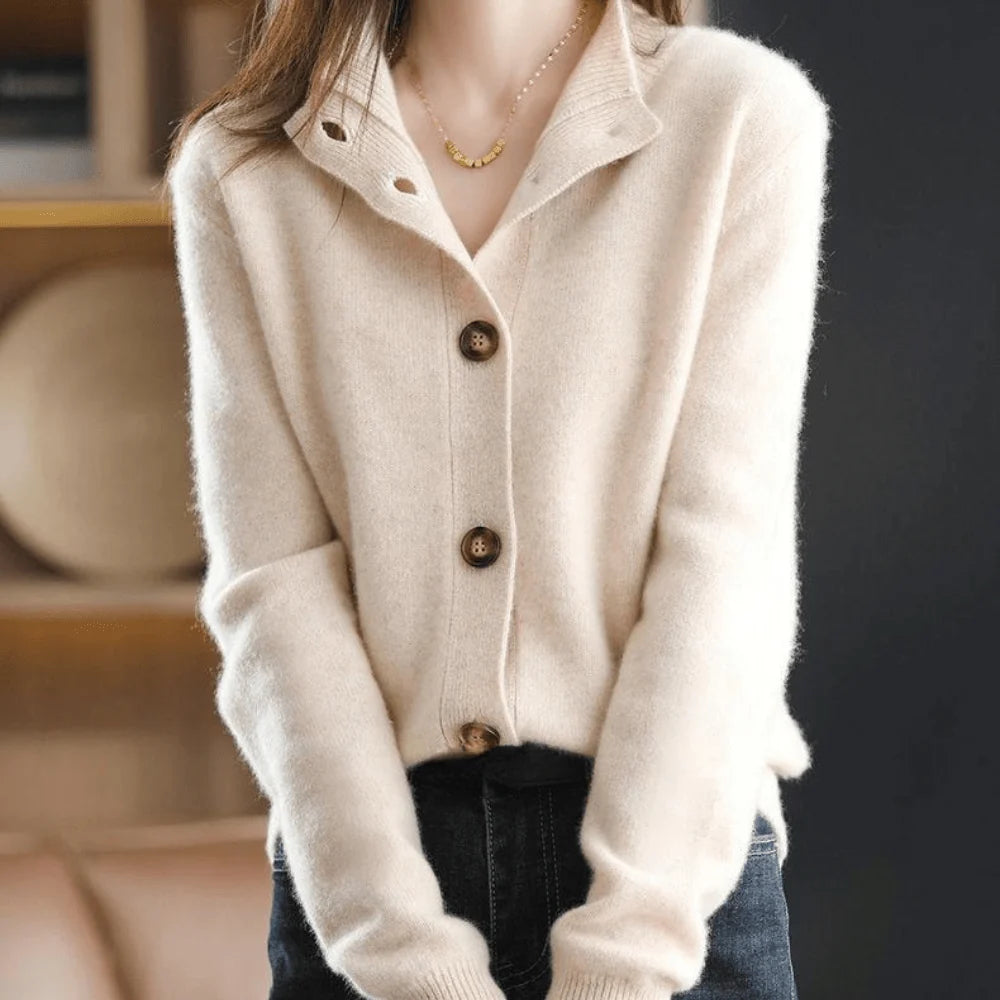 Lara | Damen Leichte Strickjacke im Casual-Stil 2
