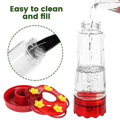 Large capacity plastic hummingbird feeder with hook 2