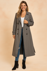Lena | Long trench coat in urban style 3