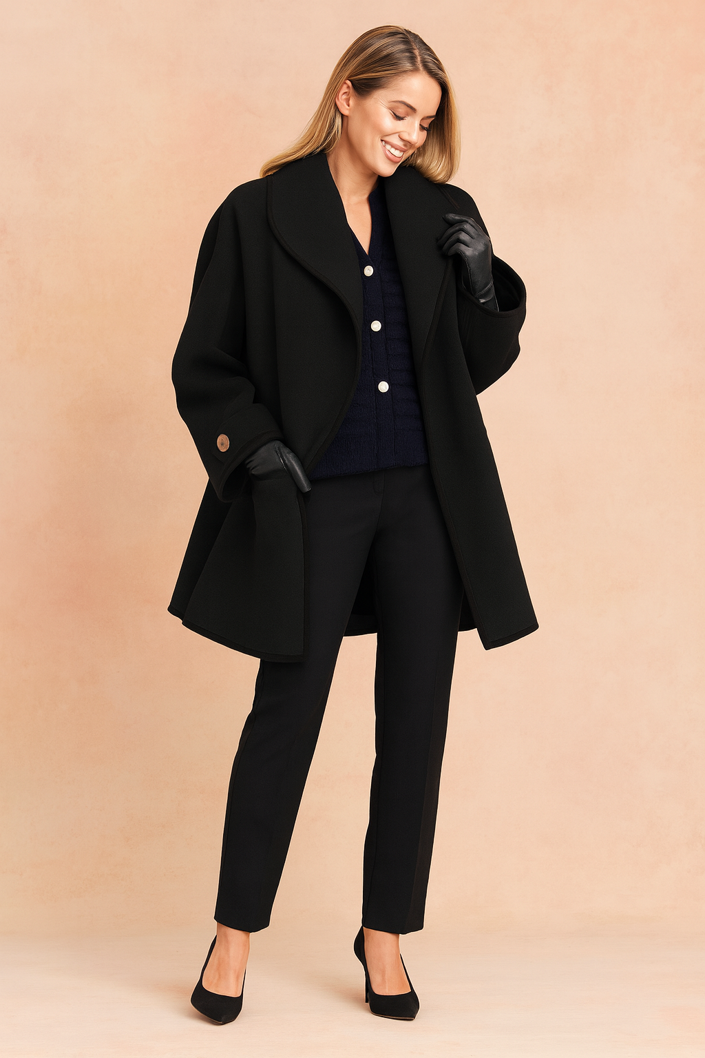 Lena | Stylish jacket with contrasting piping 5