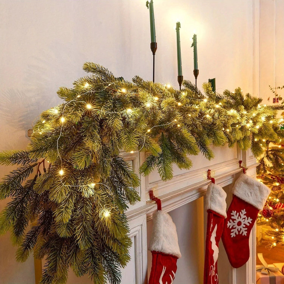 LichtLuxe | Artificial Pine Girl with LED Lights for Festive Decor 4