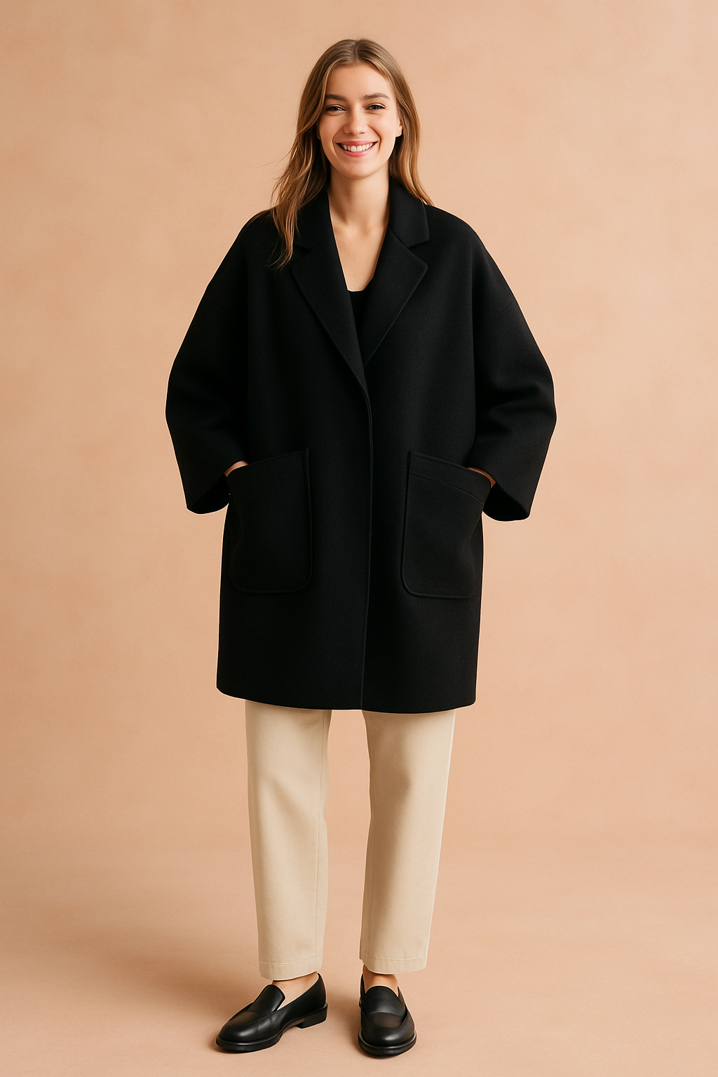 Lidia | Oversize coat with large pockets 1